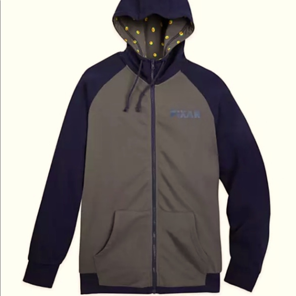 DISNEY PIXAR HOODIE BLUE & GREY WORLD OF PIXAR XXL. NEVER WORN NWOT - Picture 14 of 14